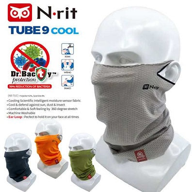 N rit Tube 9 Cool Multi Gaiter Grey