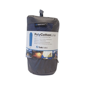 Trekmates Polycotton Sleeping Bag Liner 80 230Cm Navy