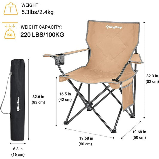 Kingcamp KC2216 Lotus B10 Chair Khakhi