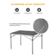 KingCamp KC3866 4 6 Person Aluminum Alloy Table Silver Black