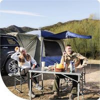 KingCamp KC3866 4 6 Person Aluminum Alloy Table Silver Black