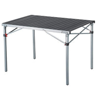 KingCamp KC3866 4 6 Person Aluminum Alloy Table Silver Black
