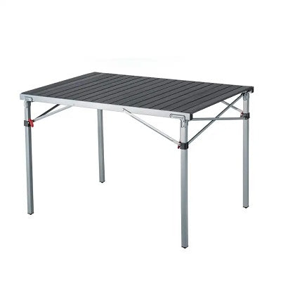 KingCamp KC3866 4 6 Person Aluminum Alloy Table Silver Black