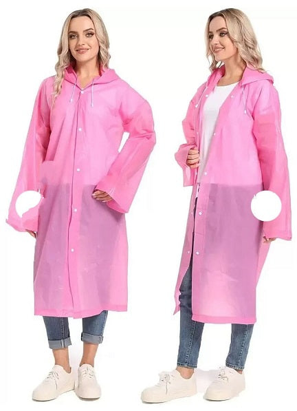 Outdoor Revolution Rain Coat Waterproof Hooded Outdoor Unisex Pink
