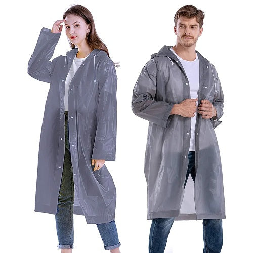 Outdoor Revolution Rain Coat Waterproof Hooded Outdoor Unisex Grey