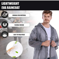 Outdoor Revolution Rain Coat Waterproof Hooded Outdoor Unisex Grey