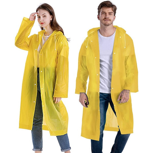 Outdoor Revolution Rain Coat Waterproof Hooded Outdoor Unisex Yellow
