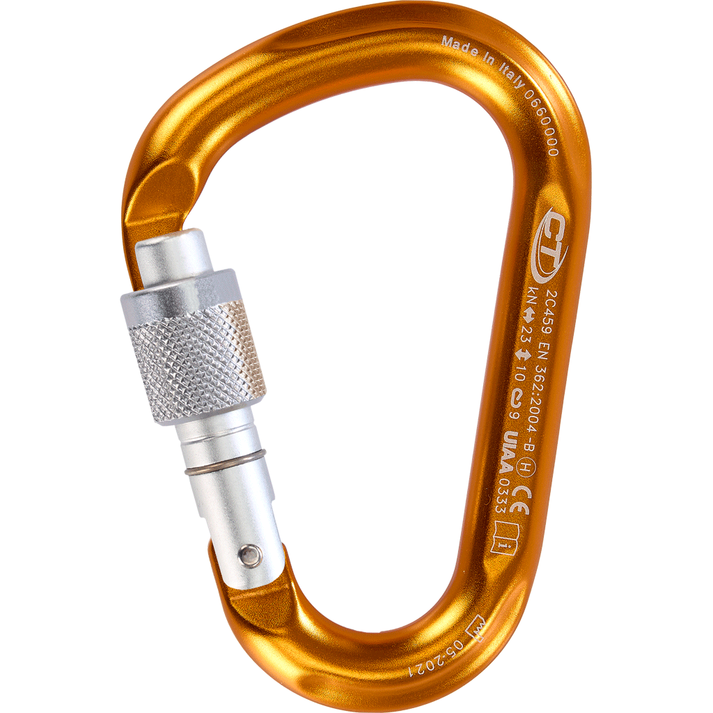 CLIMBING TECHNOLOGY SNAPPY SG CARABINER Orange