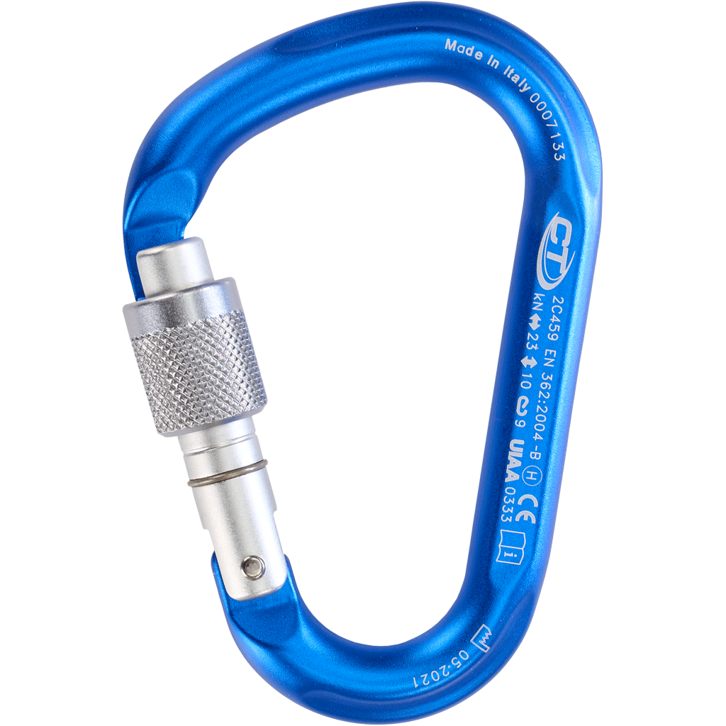 CLIMBING TECHNOLOGY SNAPPY SG CARABINER Blue