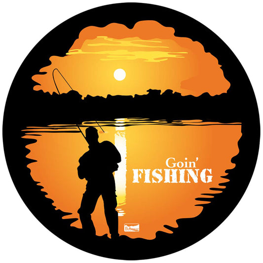 Bushranger Spare wheel cover Goin&#39; Fishing