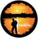 Bushranger Spare wheel cover Goin&#39; Fishing